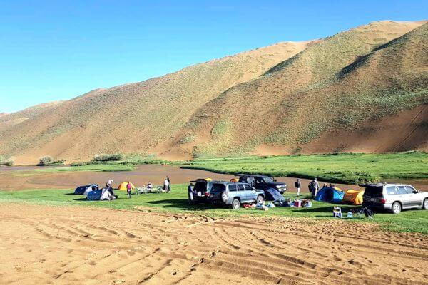 Camping at Mukhart Oasis