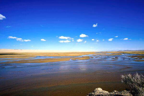 Sand River in West Mongolia