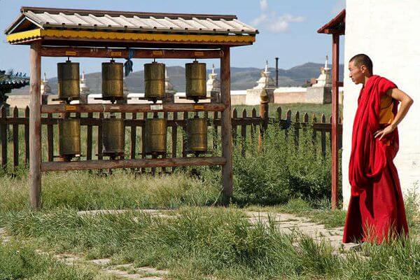 Monks in Mongolia